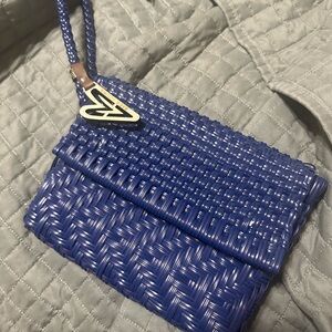 María Victoria Blue Woven Women's Bag